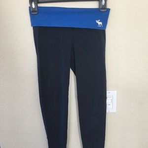 ❤️ABERCROMBIE KIDS NAVY BLUE LEGGINGS YOGA PANTS